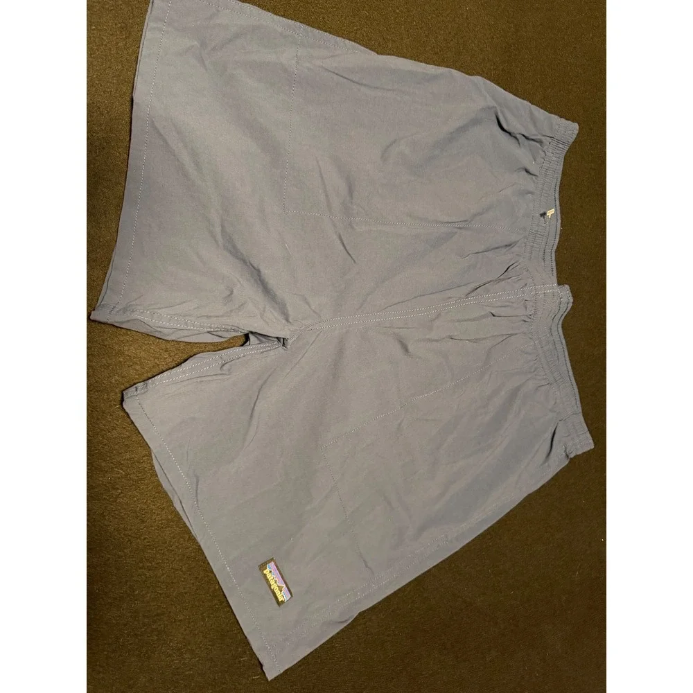 Patagonia Baggies Shorts Mens XL Blue Grey NetPlus Recycled Nylon Swim Trunks